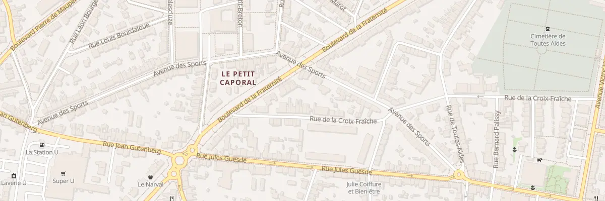 Plan du 40 Rue de la Croix Fraîche à Saint-Nazaire