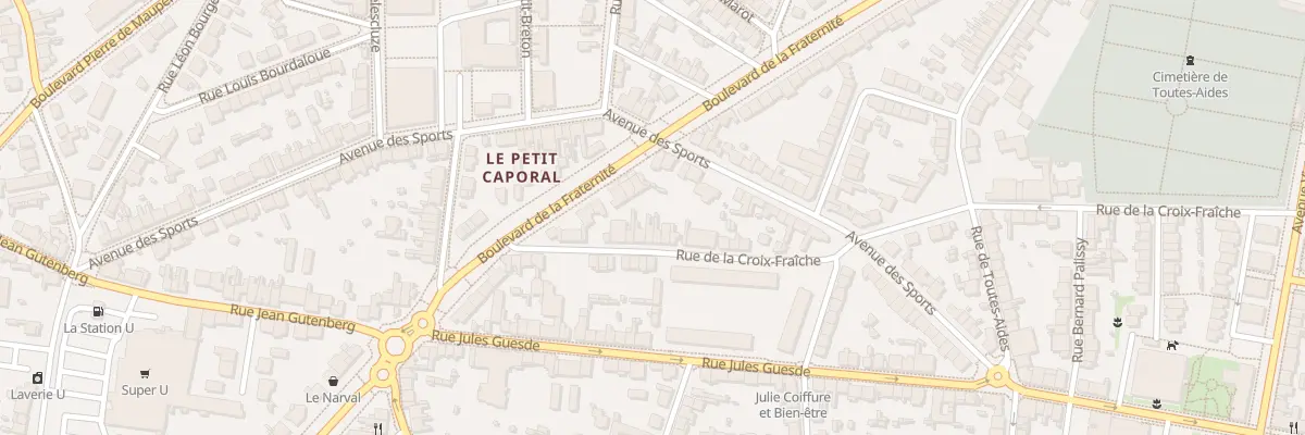 Plan du 42 Rue de la Croix Fraîche à Saint-Nazaire