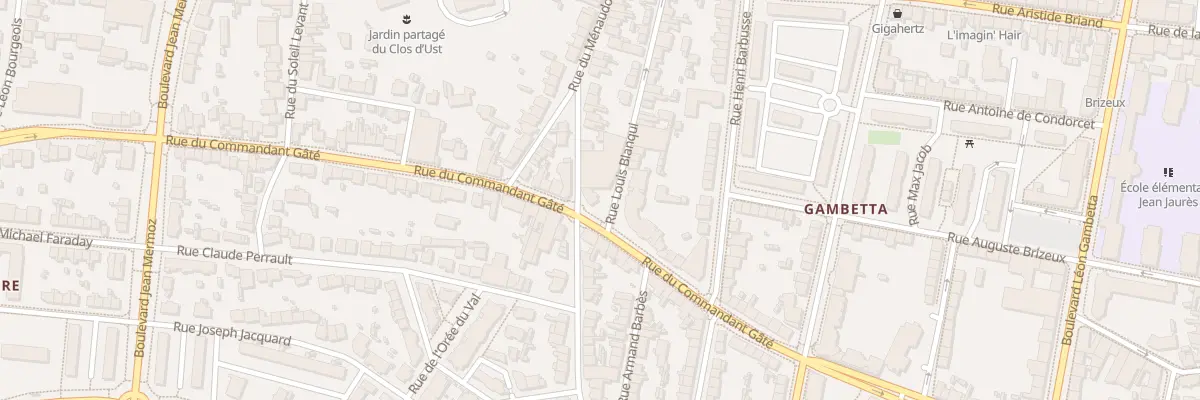 Plan du 1 Rue Louis Blanqui à Saint-Nazaire