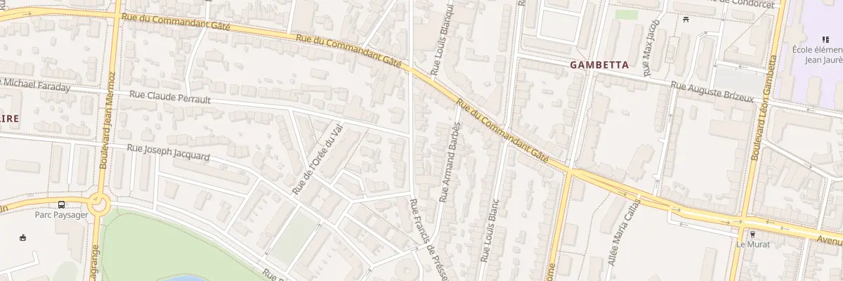 Plan du 28 Rue Francis de Préssensé à Saint-Nazaire