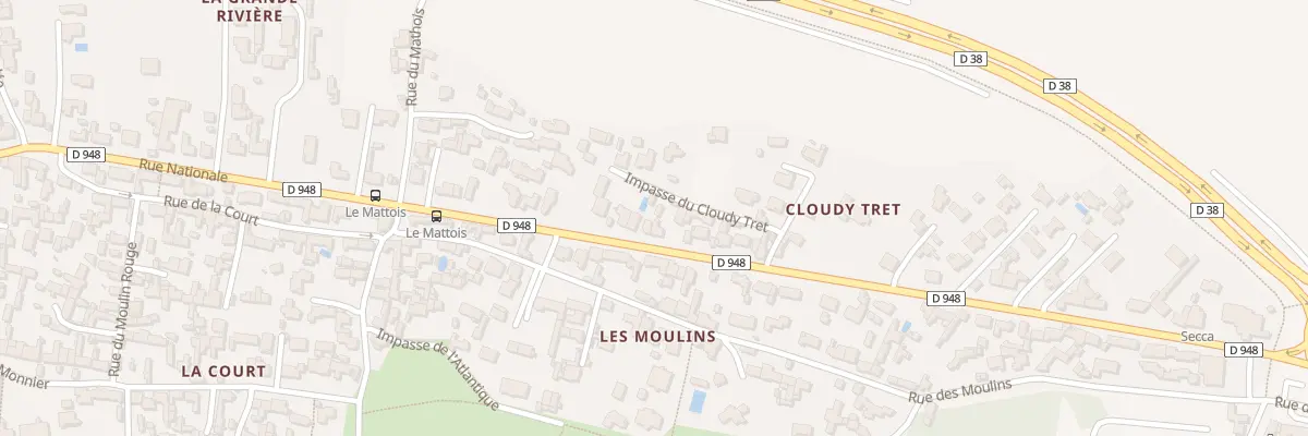 Plan du 115T Rue Nationale à La Guérinière