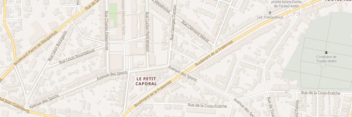 Plan du 2 Rue Georges Danton à Saint-Nazaire