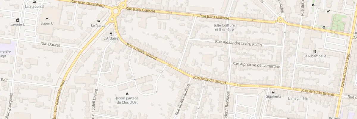 Plan du 1 Rue Henri Brisson à Saint-Nazaire