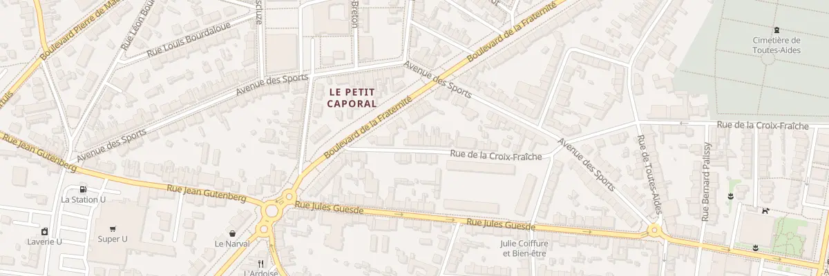 Plan du 48 Rue de la Croix Fraîche à Saint-Nazaire