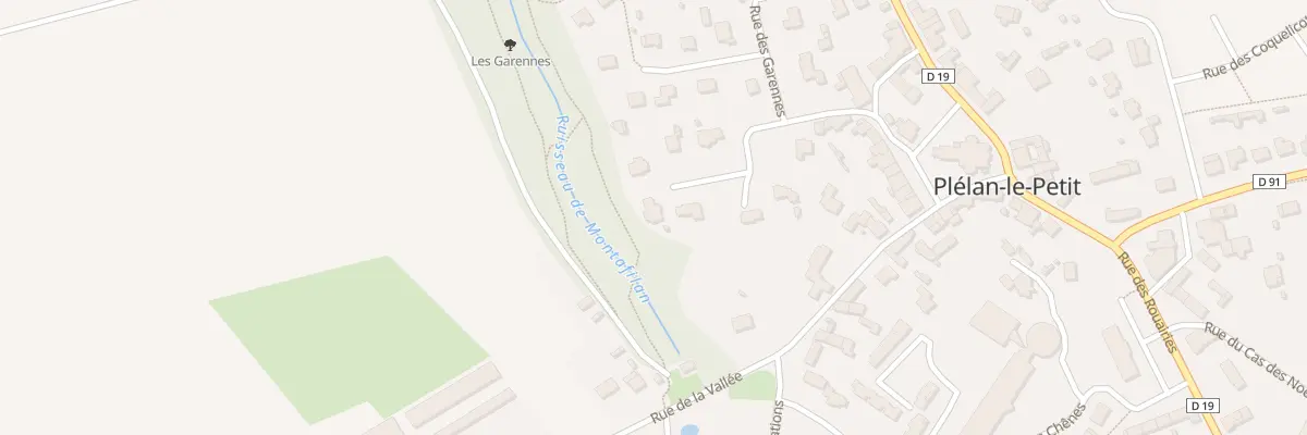 Plan du 46 Rue des Garennes à Plélan-le-Petit