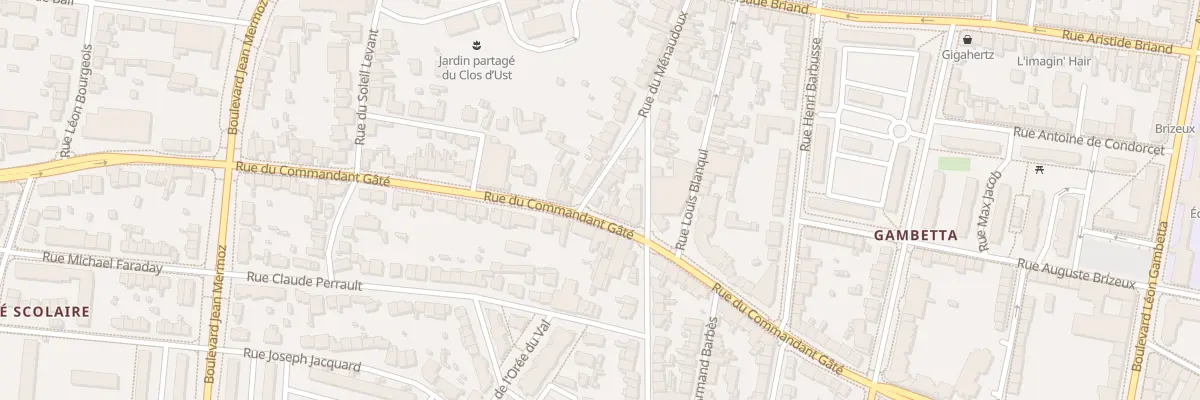 Plan du 72 Rue du Cdt Gustave Gate à Saint-Nazaire