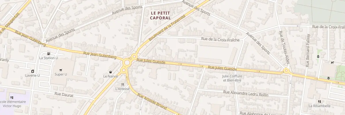 Plan du 70 Rue Jules Guesde à Saint-Nazaire