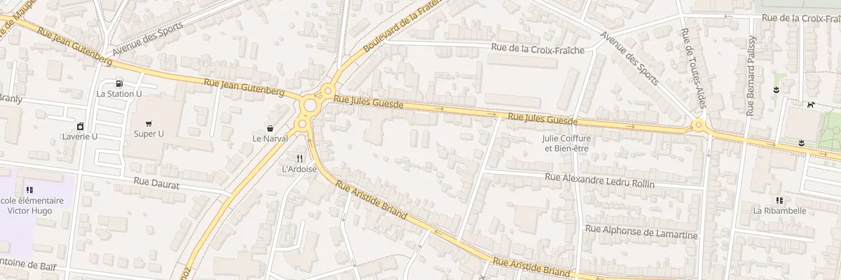 Plan du 57 Rue Jules Guesde à Saint-Nazaire