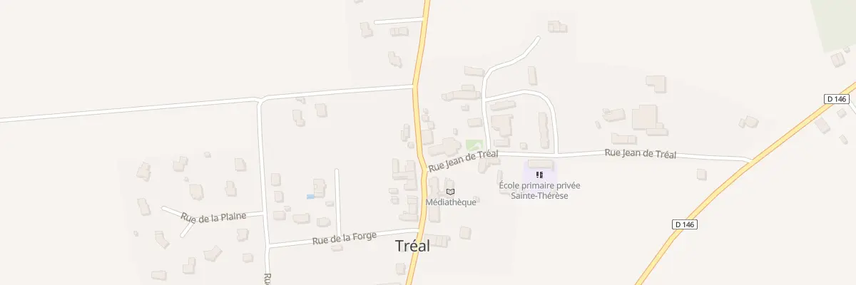 Plan du 5270 Le Bourg à Tréal