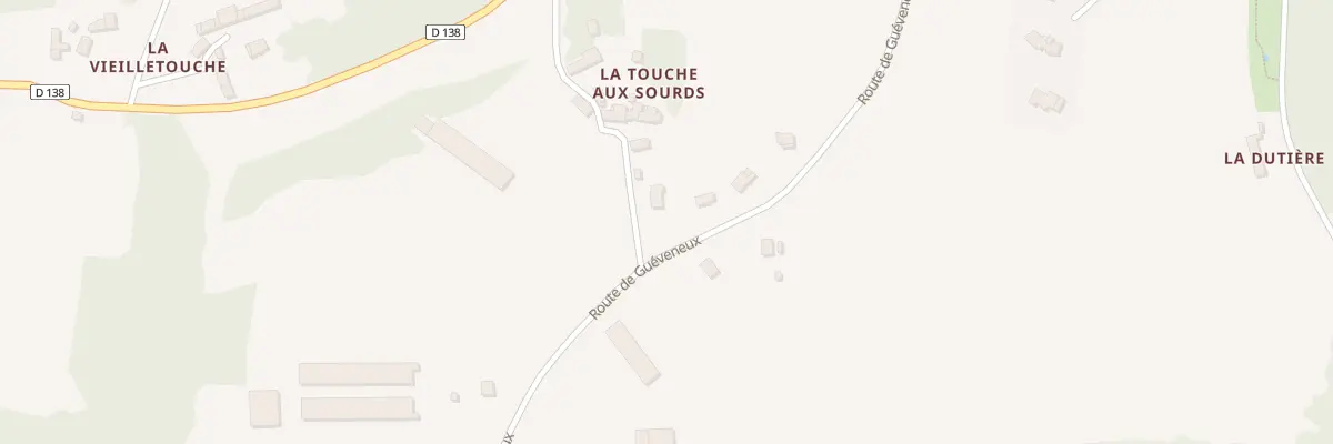 Plan du 5866 La Touche aux Sourds à Peillac