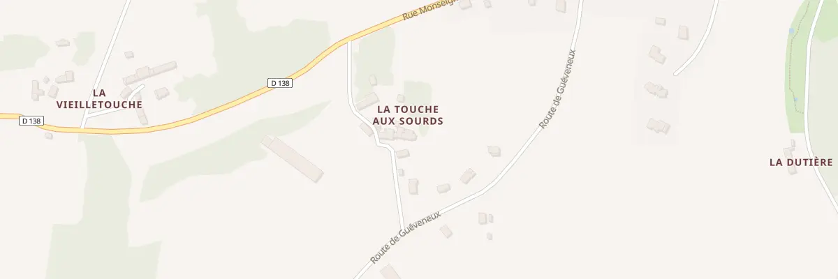 Plan du 5547 La Touche aux Sourds à Peillac