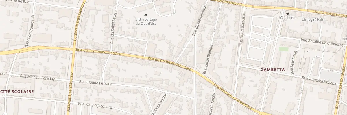 Plan du 74 Rue du Cdt Gustave Gate à Saint-Nazaire