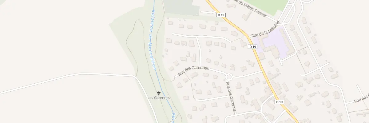 Plan du 8 Rue des Garennes à Plélan-le-Petit