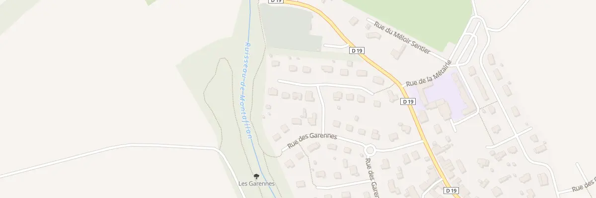 Plan du 28 Rue des Garennes à Plélan-le-Petit