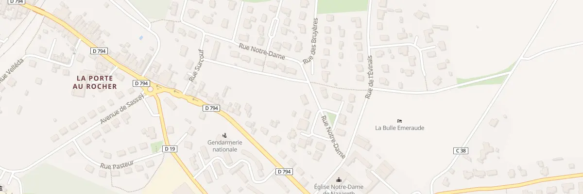 Plan du 99 Rue de l’Abbaye à Plancoët