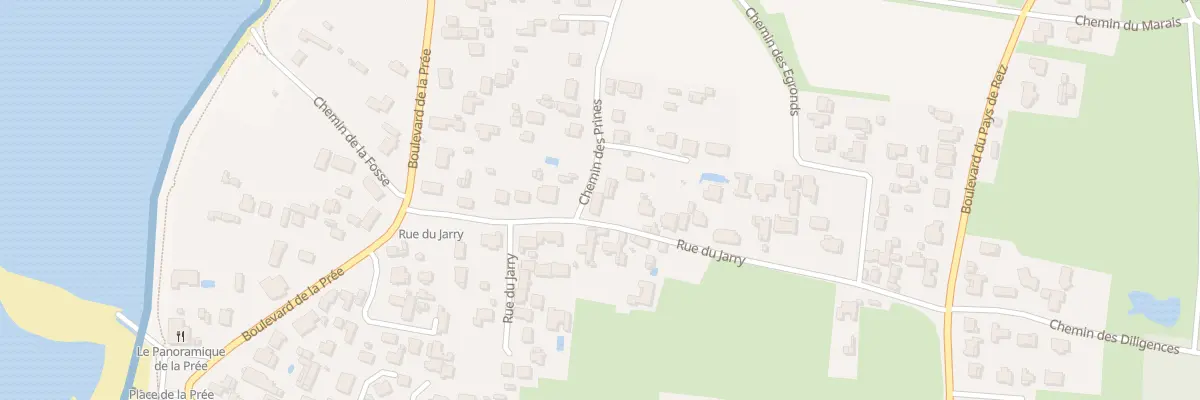 Plan du 25 Rue du Jarry à La Plaine-sur-Mer