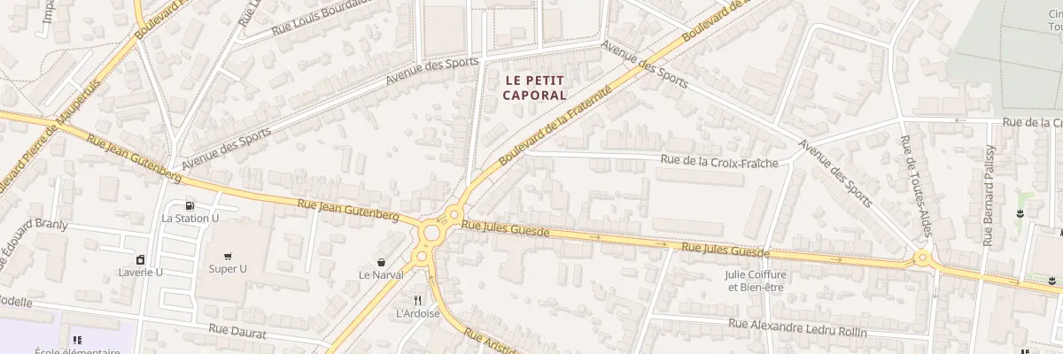 Plan du 95 Rue de la Croix Fraîche à Saint-Nazaire
