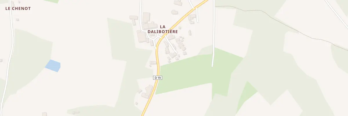 Plan du 6 La Dalibotière à Languédias