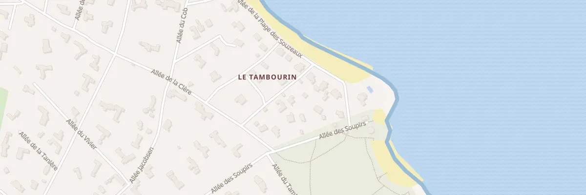 Plan du 4 All du Parc à Noirmoutier-en-l’Île
