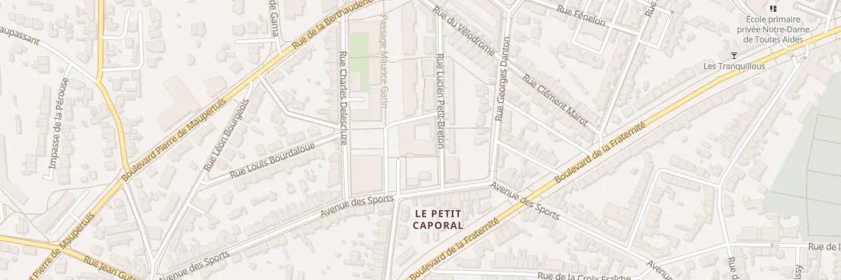 Plan du 6 Rue Georges Escoulan à Saint-Nazaire