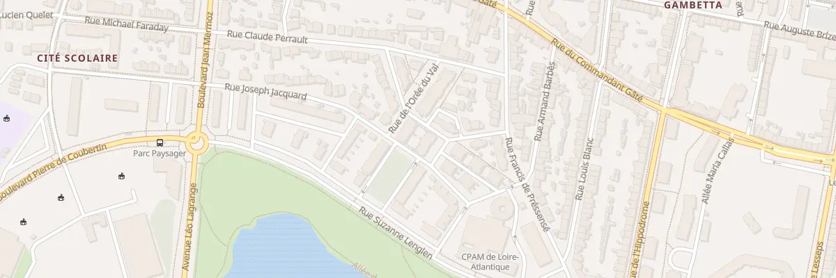 Plan du 16 Rue Joseph Jacquard à Saint-Nazaire