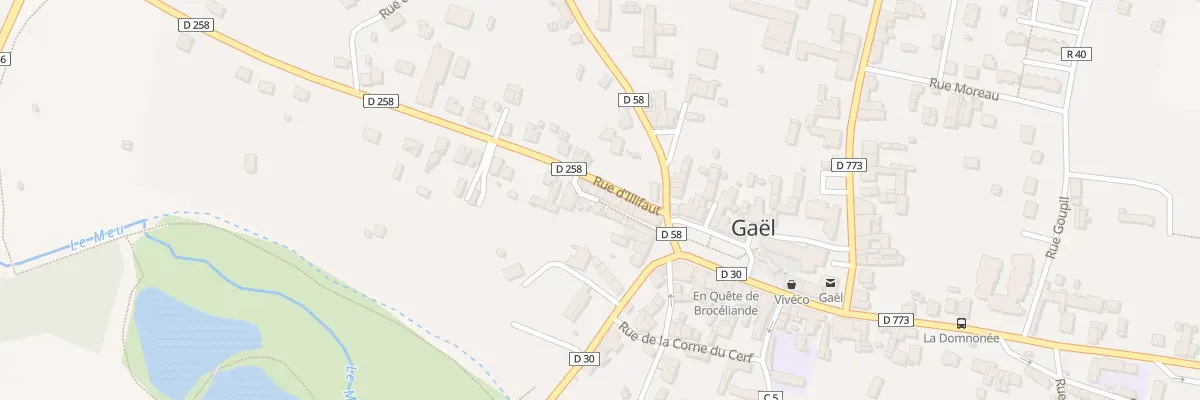 Plan du 7 Rue d’Illifaut à Gaël