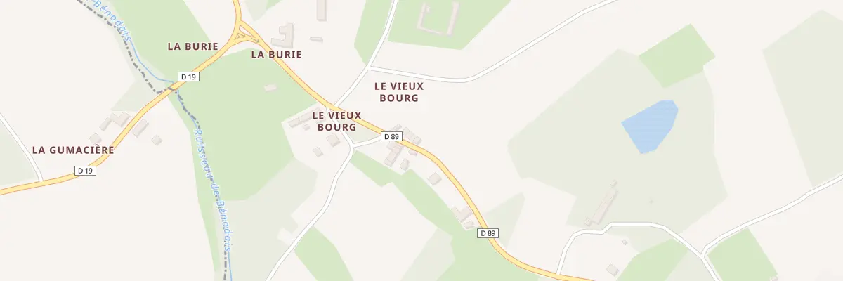 Plan du 2 Le Vieux Bourg à Languédias