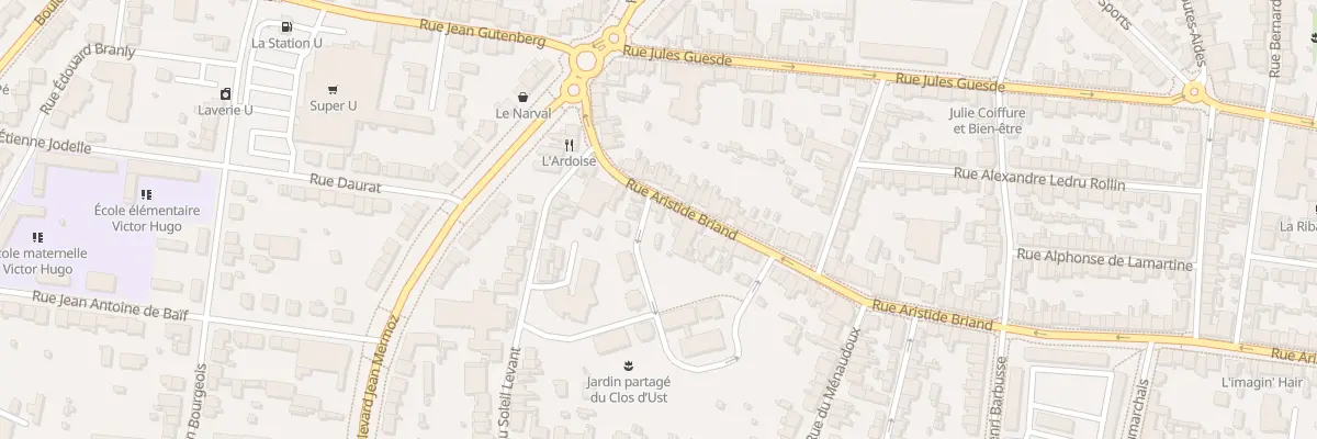 Plan du 89 Rue Aristide Briand à Saint-Nazaire