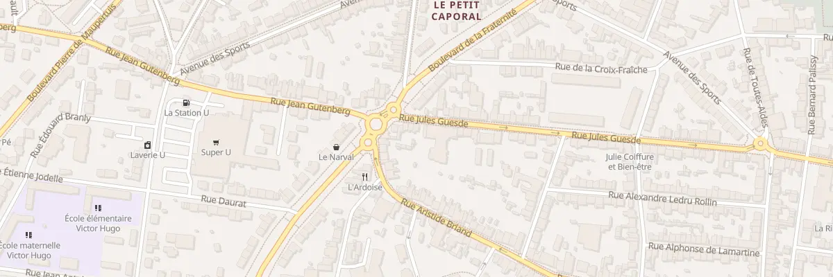 Plan du 75 Rue Jules Guesde à Saint-Nazaire