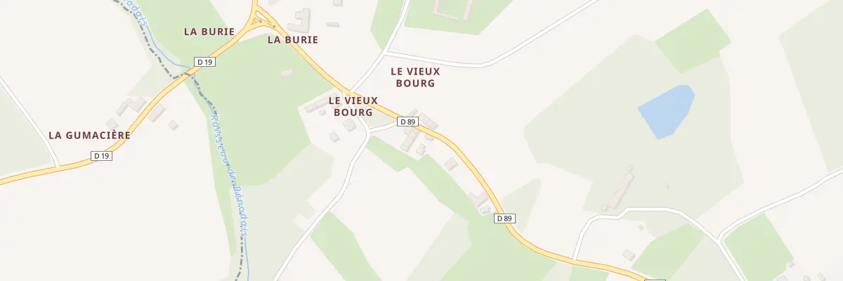 Plan du 5053 Le Vieux Bourg à Languédias