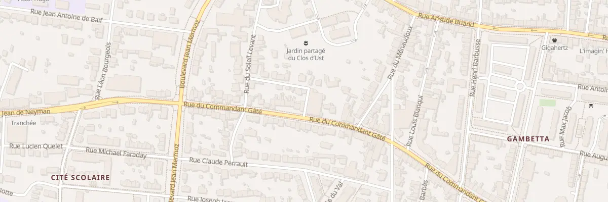 Plan du 86 Rue du Cdt Gustave Gate à Saint-Nazaire