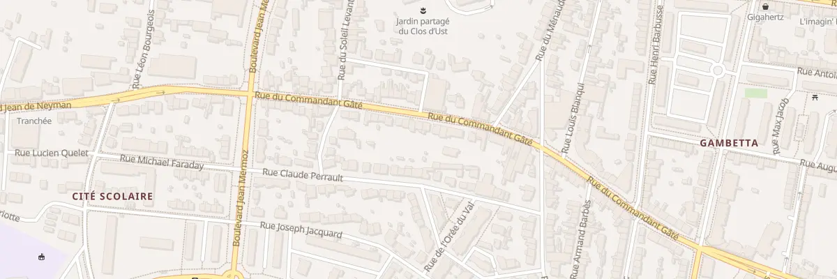 Plan du 57 Rue du Cdt Gustave Gate à Saint-Nazaire