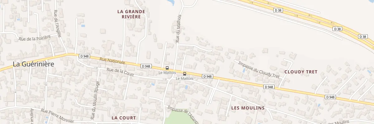 Plan du 101 Rue Nationale à La Guérinière