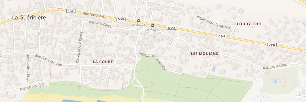 Plan du 10 Rue de l’Atlantique à La Guérinière
