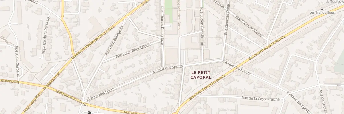 Plan du 60 Av des Sports à Saint-Nazaire