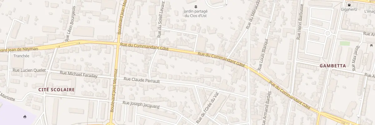 Plan du 61 Rue du Cdt Gustave Gate à Saint-Nazaire