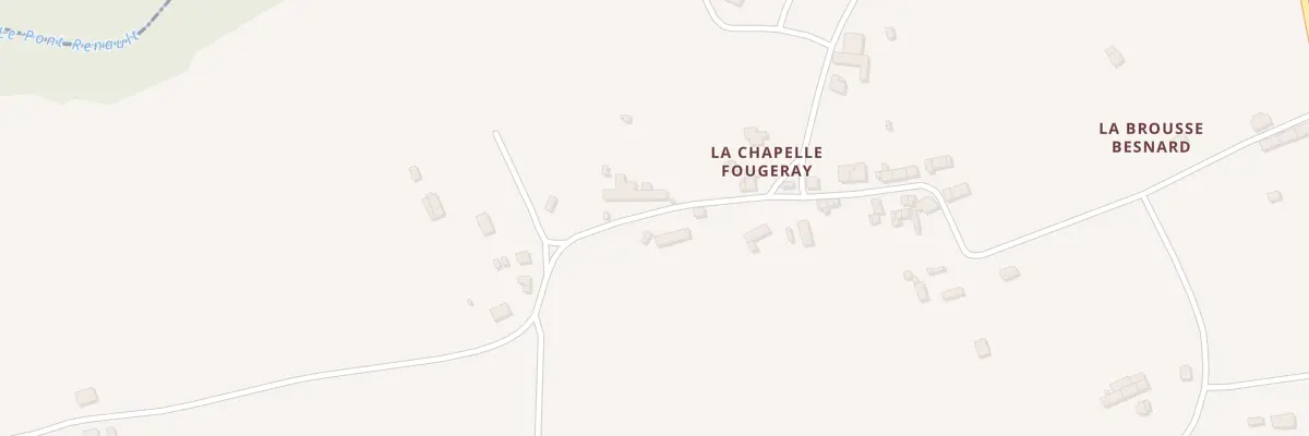 Plan du 22 La Chapelle Fougeray à Trédias