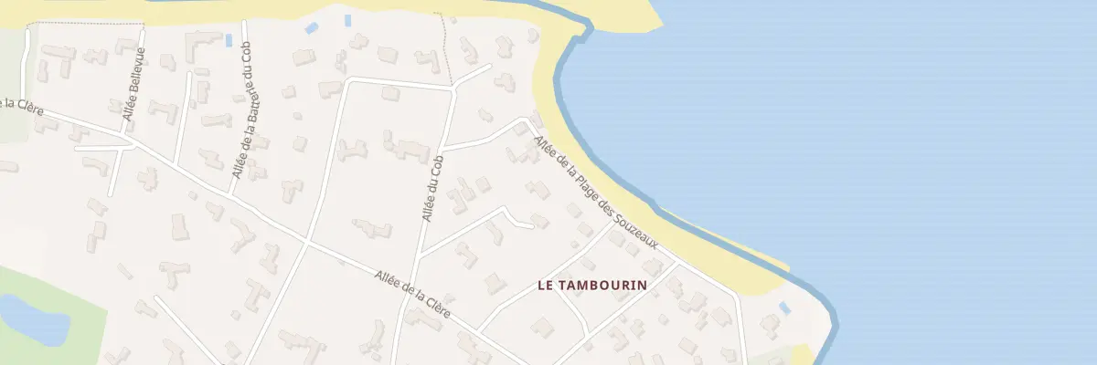 Plan du 19 All de la Plage des Souzeaux à Noirmoutier-en-l’Île
