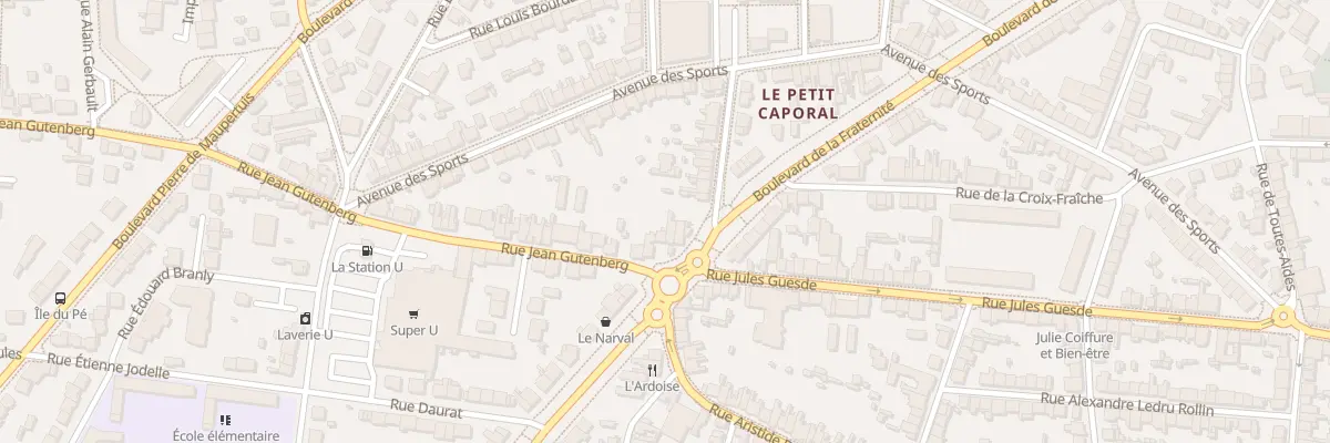 Plan du 88 Bd de la Fraternité à Saint-Nazaire