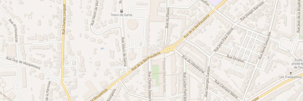 Plan du 80 Rue de la Berthauderie à Saint-Nazaire