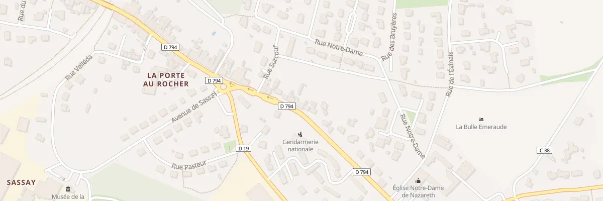 Plan du 85 Rue de l’Abbaye à Plancoët