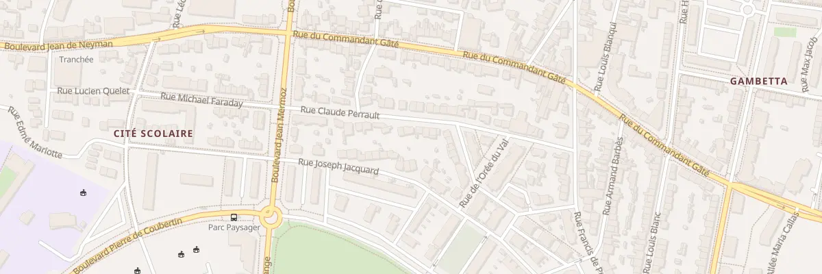 Plan du 25 Rue Claude Perrault à Saint-Nazaire