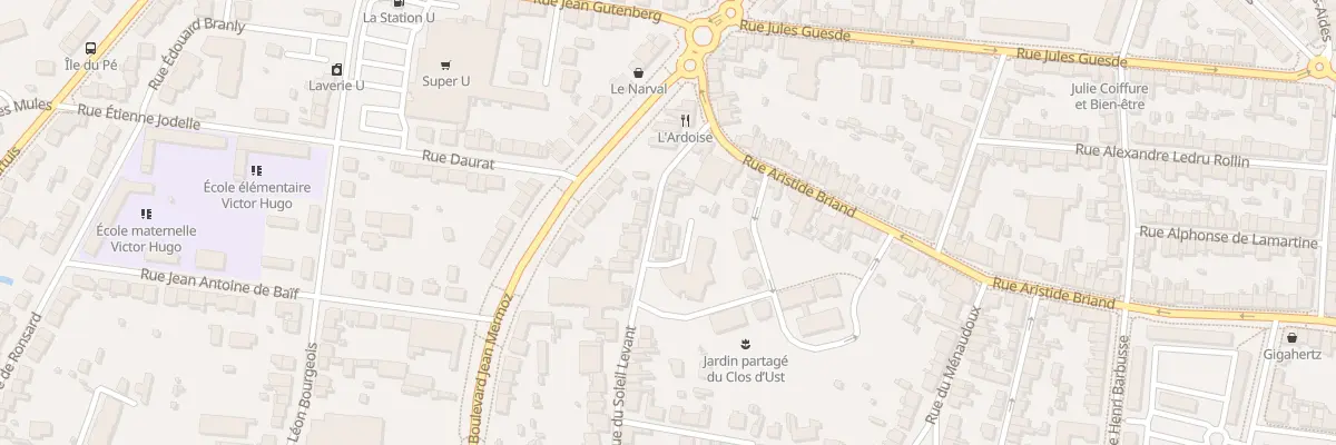 Plan du 34 Rue du Soleil Levant à Saint-Nazaire