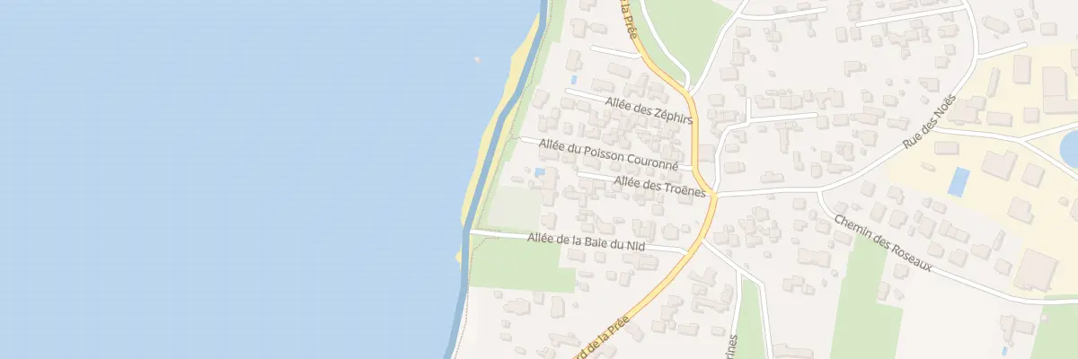Plan du 11 All des Troënes à La Plaine-sur-Mer