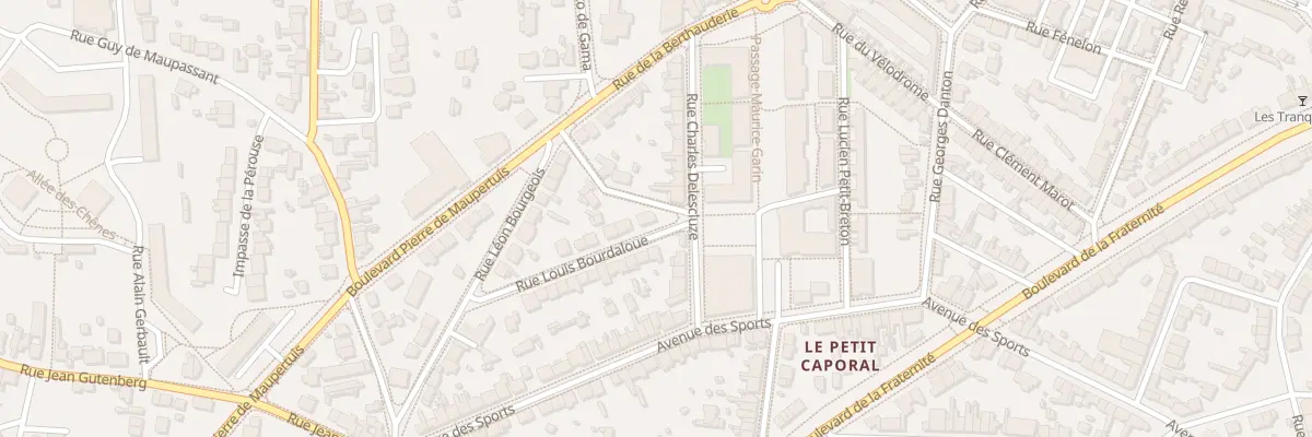 Plan du 4 Rue Louis Bourdaloue à Saint-Nazaire
