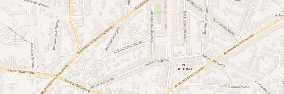 Plan du 5 Rue Louis Bourdaloue à Saint-Nazaire