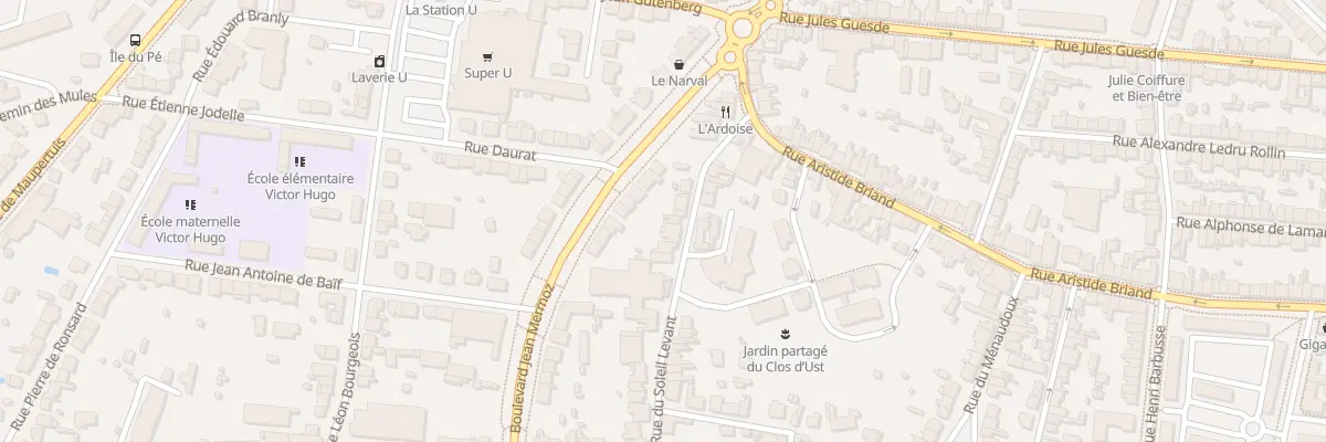 Plan du 25 Rue du Soleil Levant à Saint-Nazaire