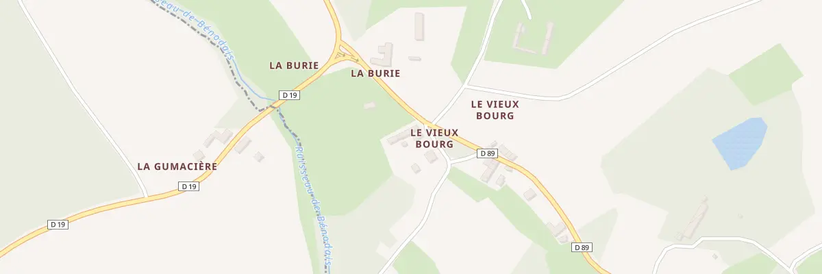 Plan du 7 Le Vieux Bourg à Plouguiel