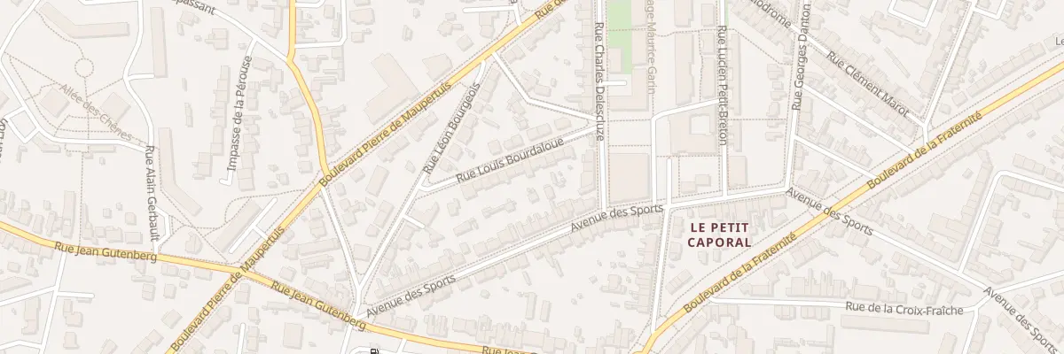 Plan du 11 Rue Louis Bourdaloue à Saint-Nazaire