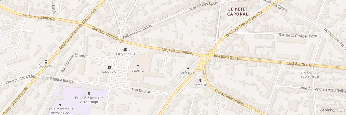 Plan du 3B Rue Jean Gutenberg à Saint-Nazaire
